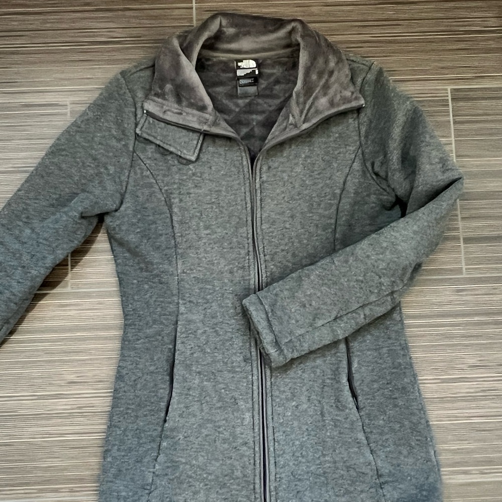 North Face Women’s Raschel Fleece Lined Soft-shell Jacket Gray Medium